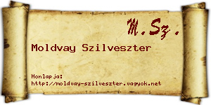 Moldvay Szilveszter névjegykártya